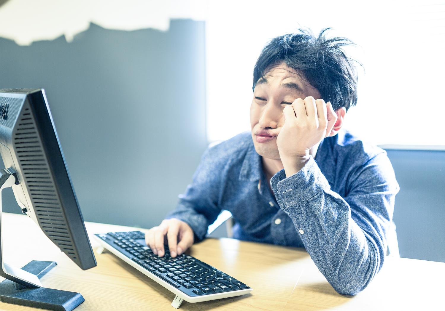 はぁ~、だるいわ~って思った時は一度休憩しましょう。手抜き危険!