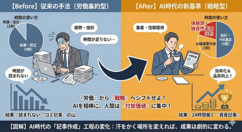 ブログ集客は「書く」前に勝負が決まる。成果を出す「設計図」