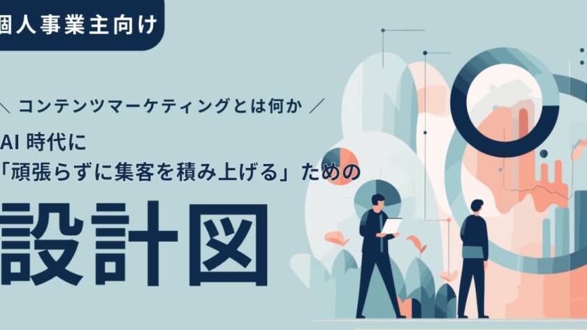 コンテンツマーケティングとは何か AI時代に「頑張らずに集客を積み上げる」ための設計図
