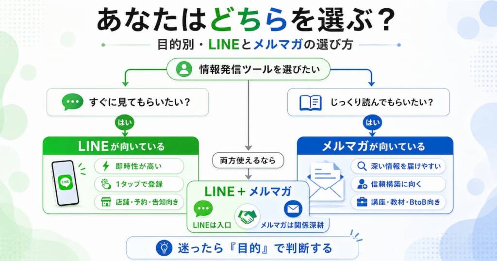 あなたはどちらを優先すべき?